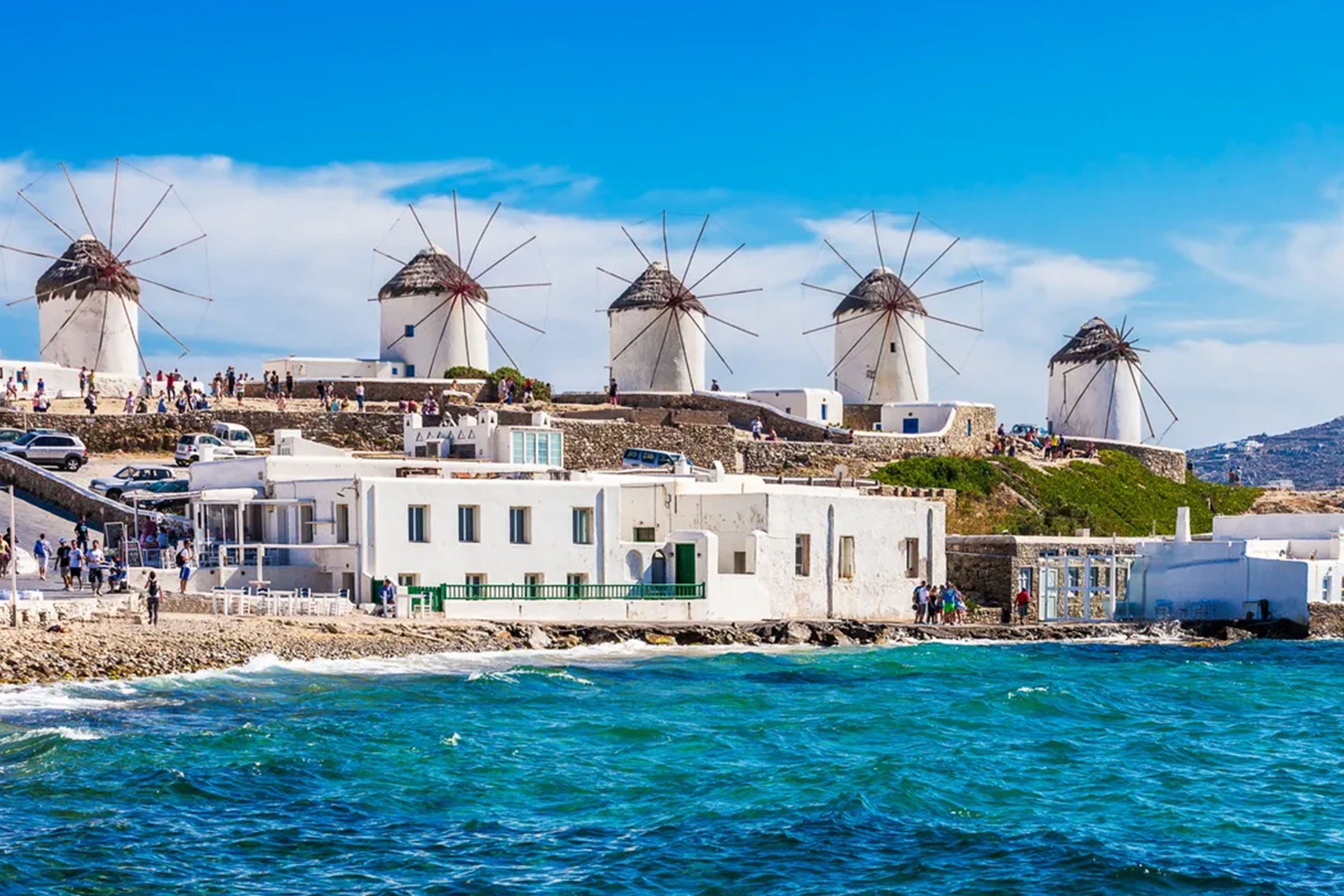 Mykonos Town & Windmills