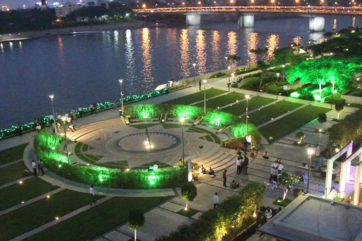 Sabarmati riverfront and Ashram